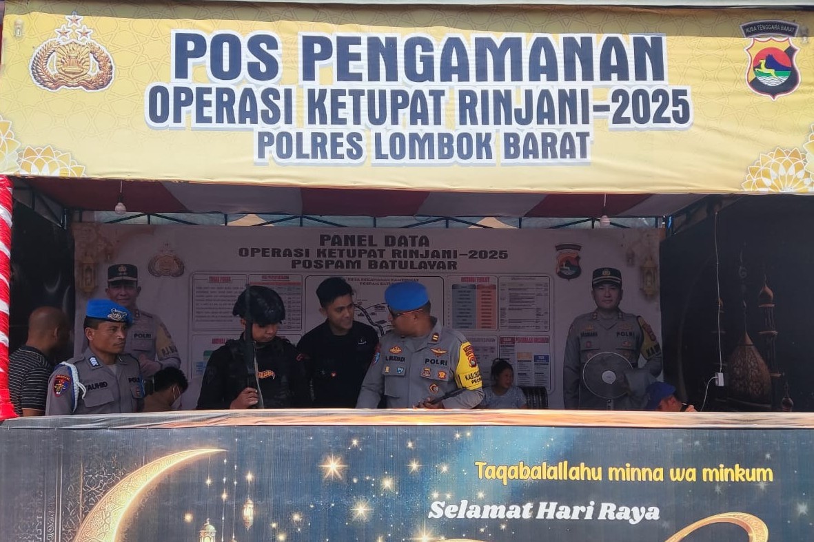 Pengawasan Ketat Personel Operasi Ketupat Rinjani 2025 di Lombok Barat Digencarkan (3) Pengawasan Ketat Personel Operasi Ketupat Rinjani 2025 di Lombok Barat Digencarkan