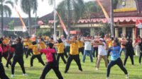 Semarak Hari Bhayangkara ke-79, Polres Lombok Barat Gelar Olahraga Bersama Penuh Kebersamaan (3) Momentum Hari Bhayangkara: Polres Lombok Barat Pererat Silaturahmi Lintas Instansi